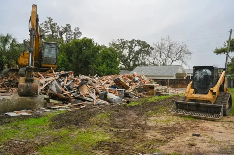 Site cleared and prepared for development