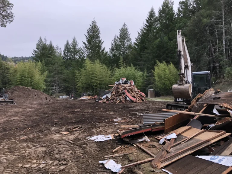 Residential demolition — Sonoma County