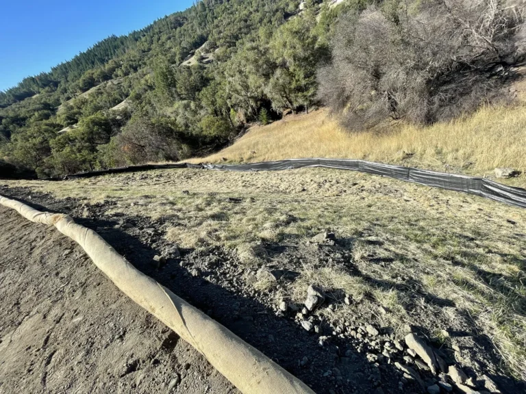 Erosion control project completion