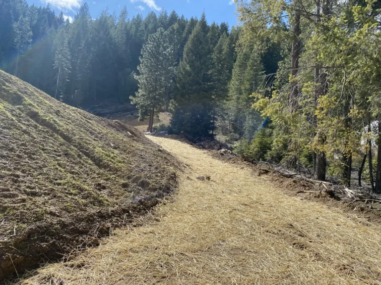 Final erosion control measures installed