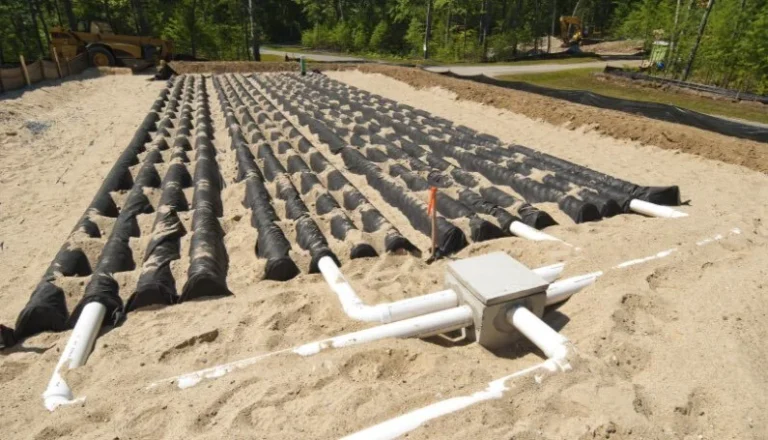 Septic system and utility trenching work