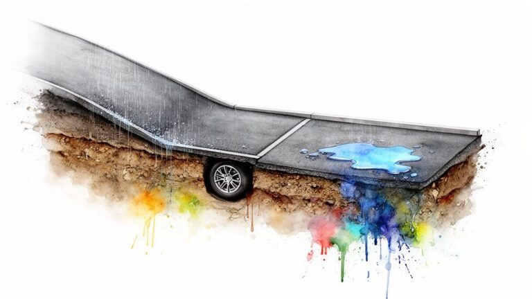 how poor grading wrecks driveways before the asphalt even cracks water damage.jpg