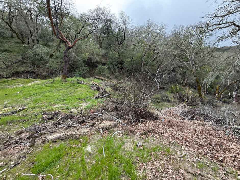 Glen Ellen hill slope stabilization project — excavation and grading, Sonoma County