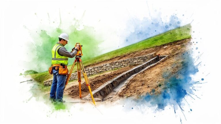 grading tips for sloped lots in santa cruz land surveying