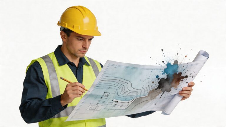 learn how to read blueprints construction worker