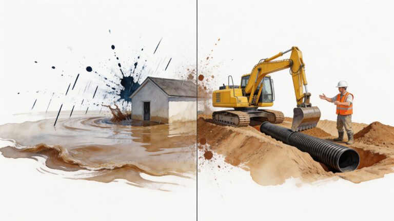 the shift in extreme weather is changing flood cleanup demand drainage construction