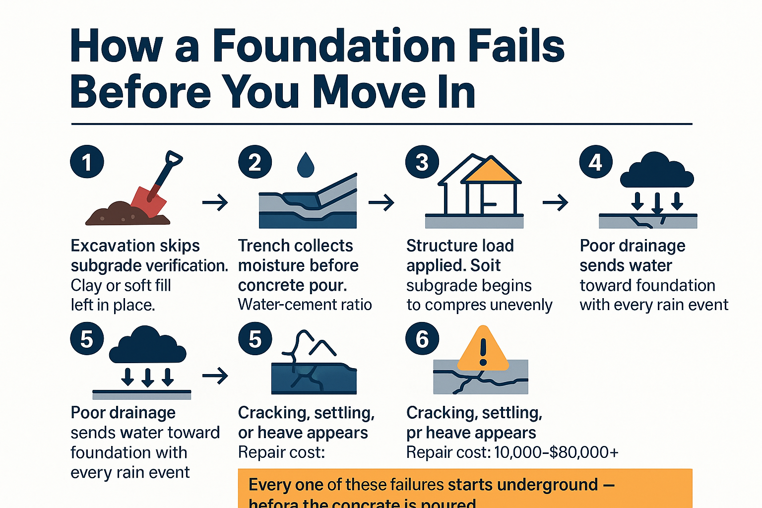 The Real Reason Foundations Fail Before a Home Is Finished