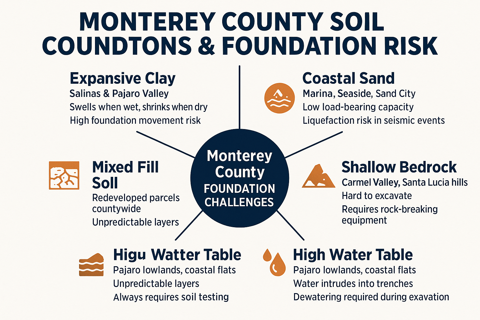What Soil Conditions Make Foundation Work Harder in Monterey County?