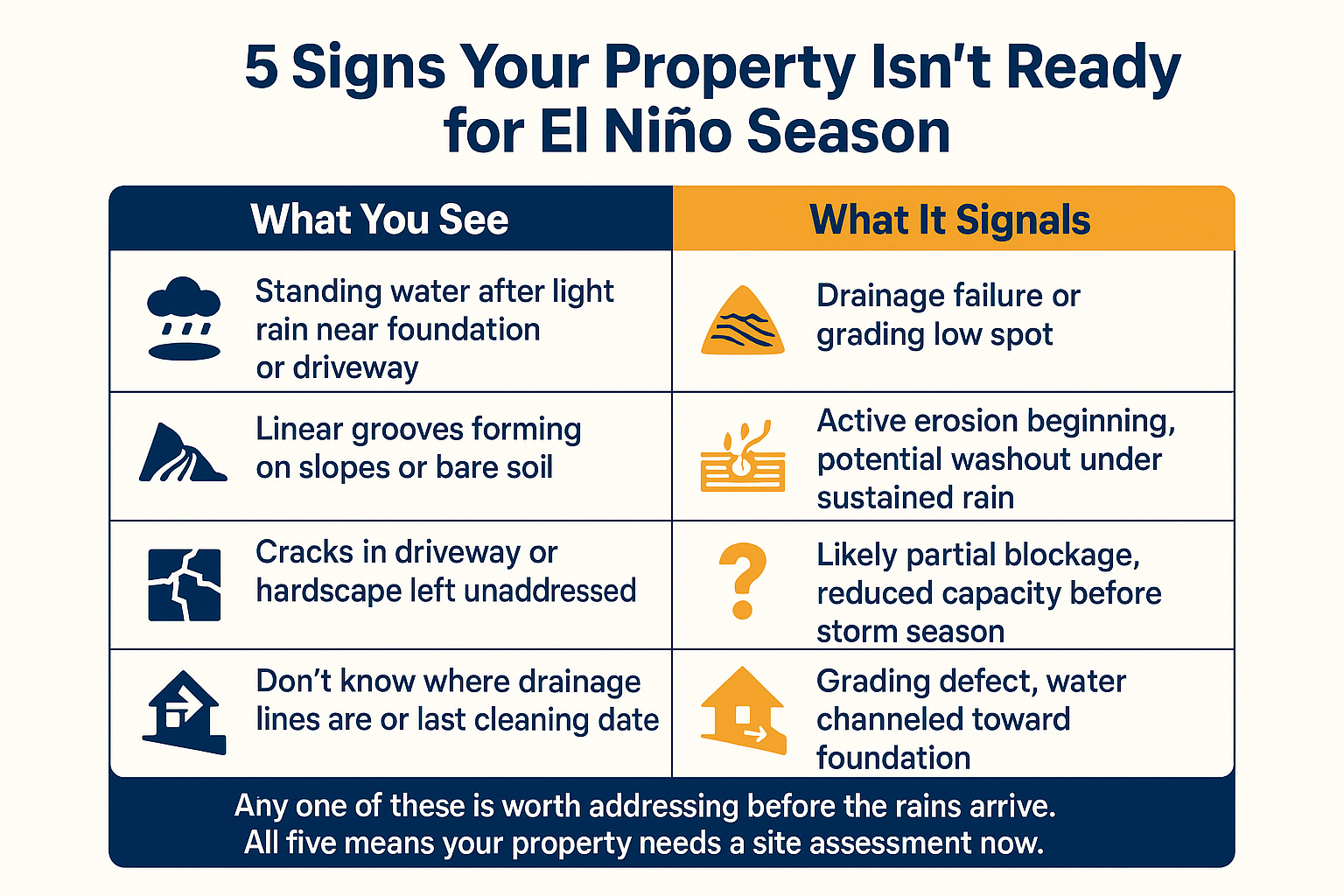 5 Signs Your Property Isn't Ready for a Major El Niño Season