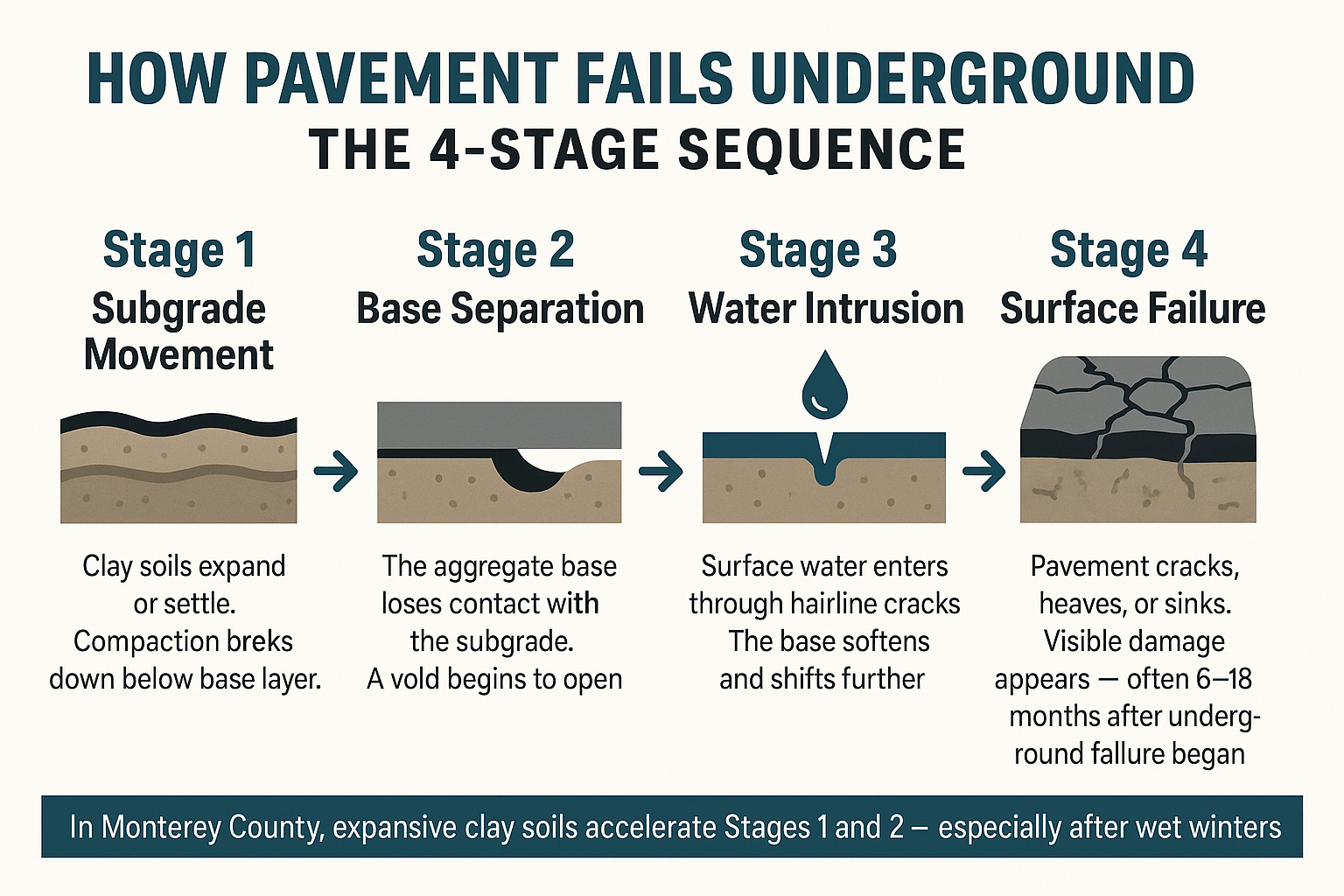 What Actually Happens Under Pavement When the Ground Shifts