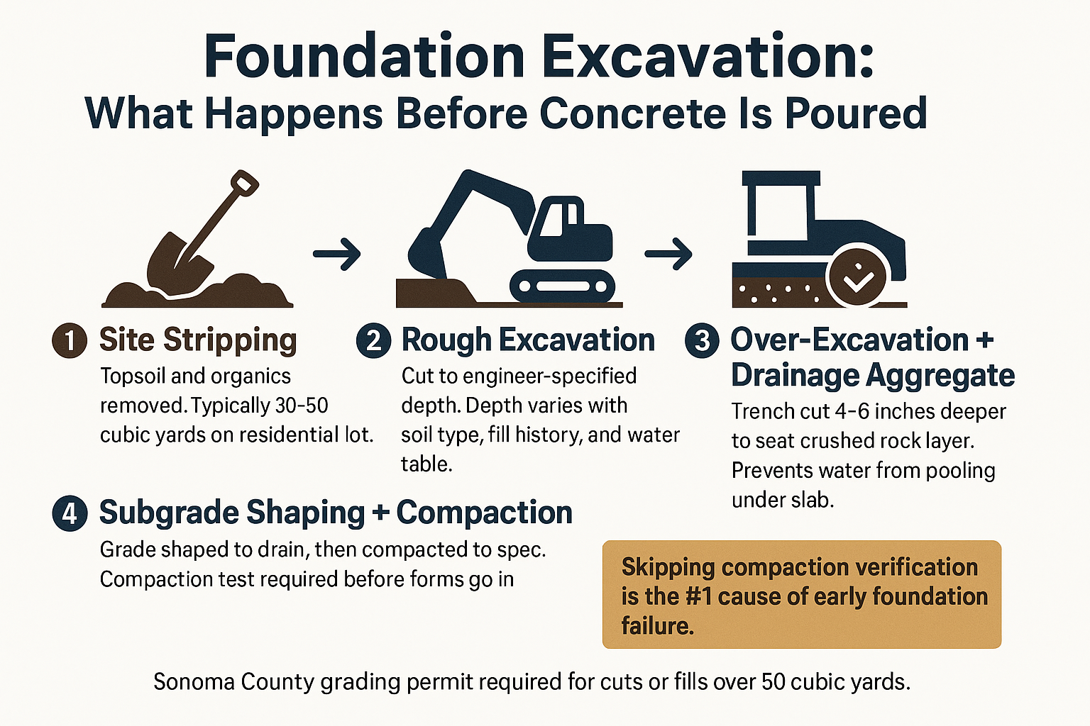 What Actually Happens Underground Before a Foundation Gets Poured
