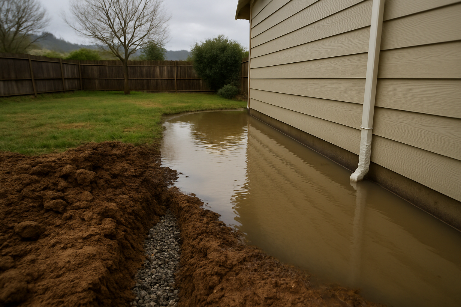 Why Drainage Trenching Fails — and What a Proper Install Actually Requires