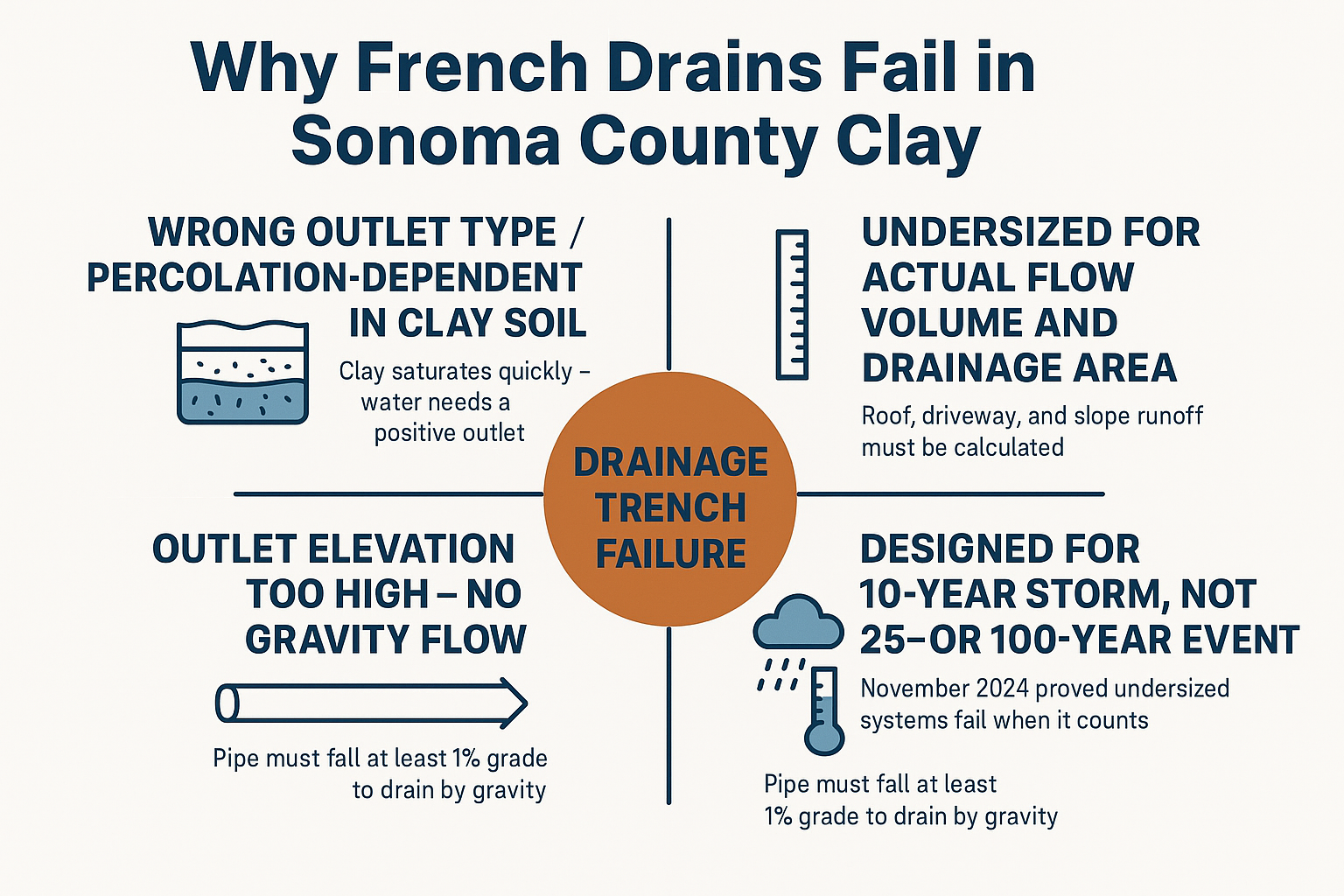 Why Drainage Trenching Fails — and What a Proper Install Actually Requires